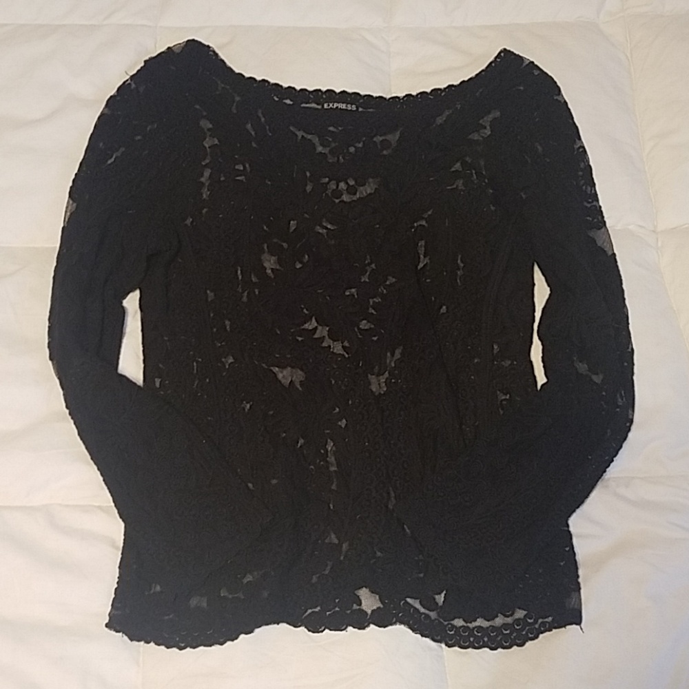 EUC Black Express top